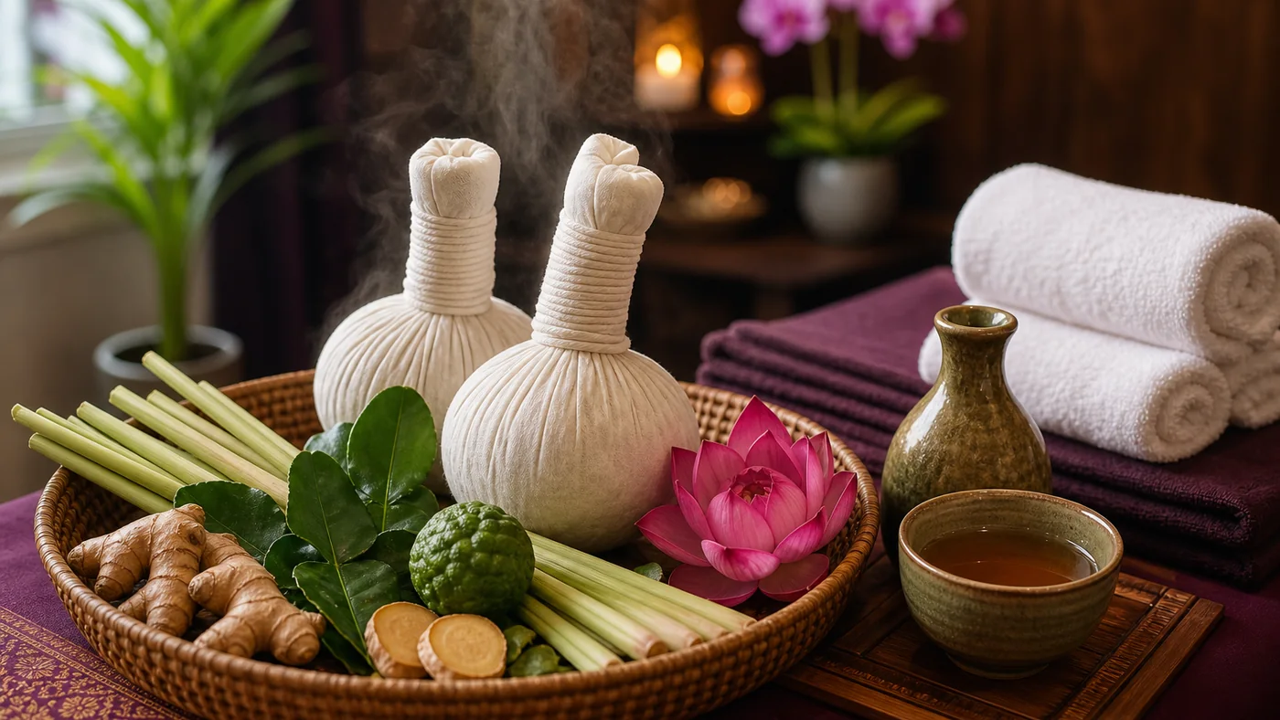 Thai massage origin in Thailand with temple-inspired training atmosphere